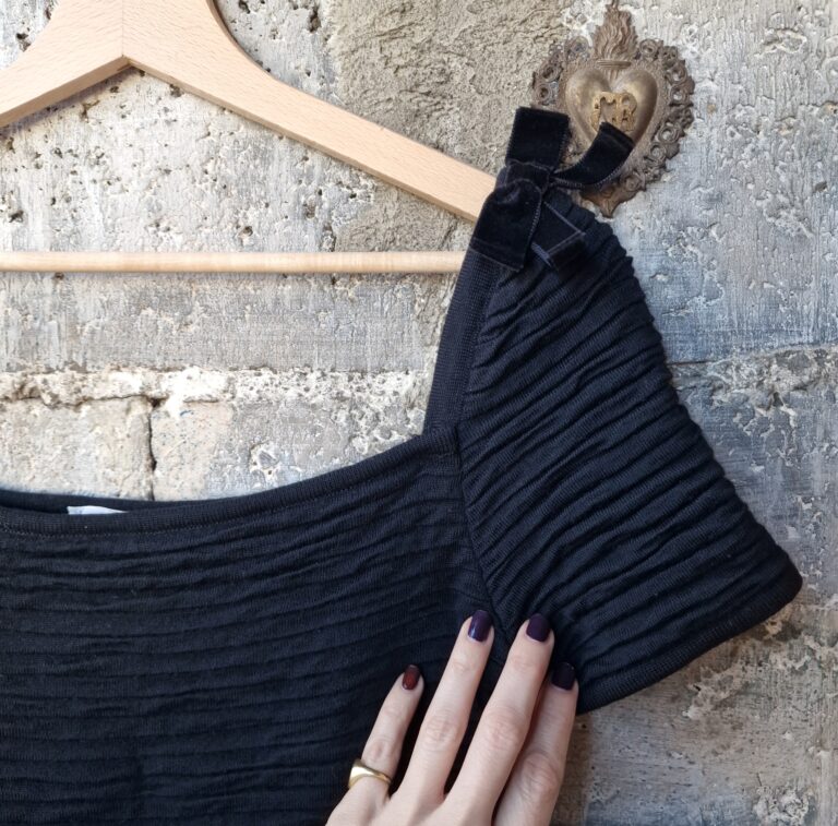 Maglia vintage plissettata by Valentino - immagine 3