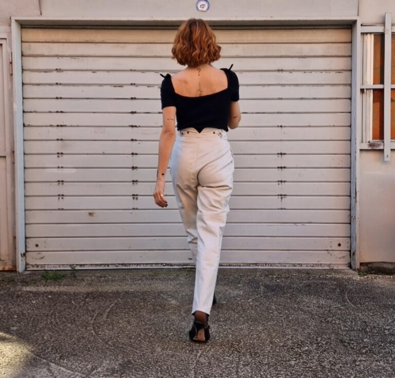 Maglia vintage plissettata by Valentino - immagine 7