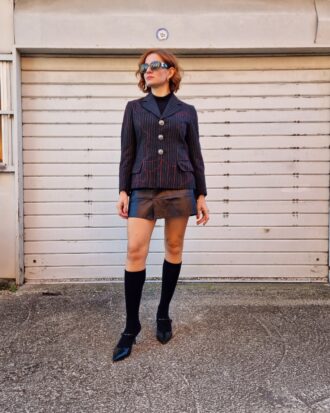 Moschino vintage Jacket gessata Con ricami