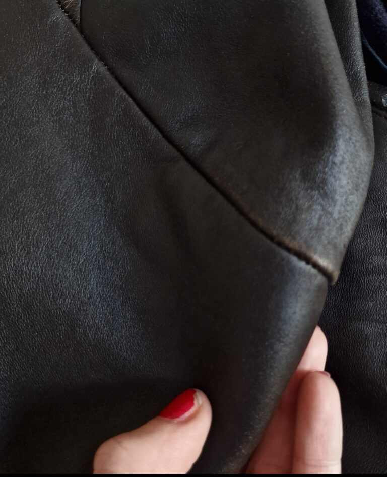 Men's leather jacket chocolate - immagine 9