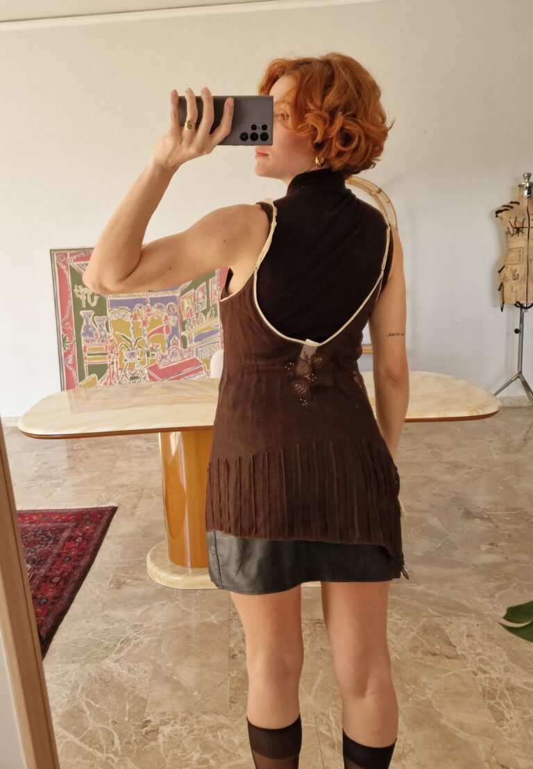 Top in Pura Seta con ricami chocolate by La Perla - immagine 7