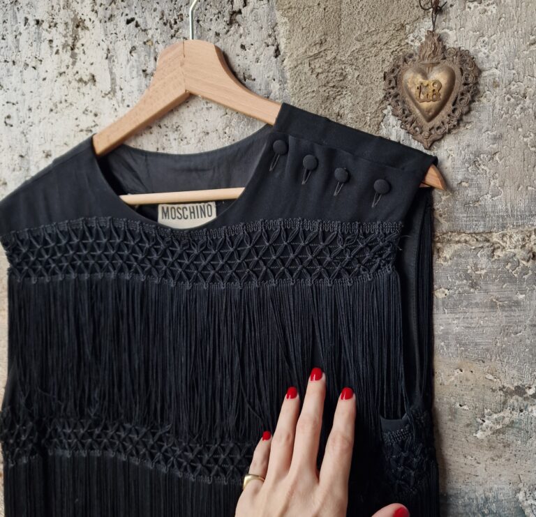 Moschino vintage rare fringe top - immagine 5
