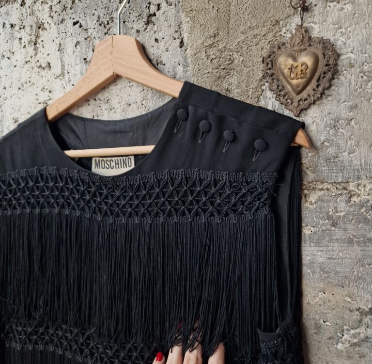 Moschino vintage rare fringe top - immagine 4