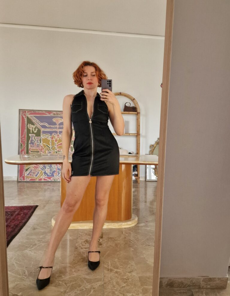 Versace jeans Couture black dress - immagine 2