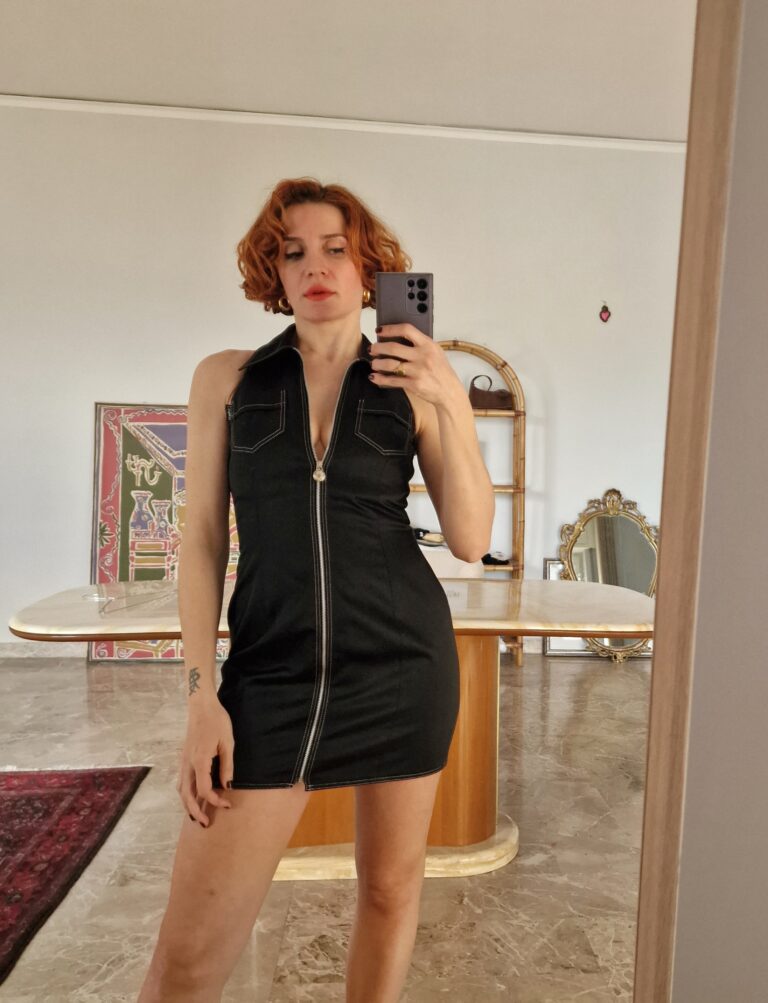Versace jeans Couture black dress