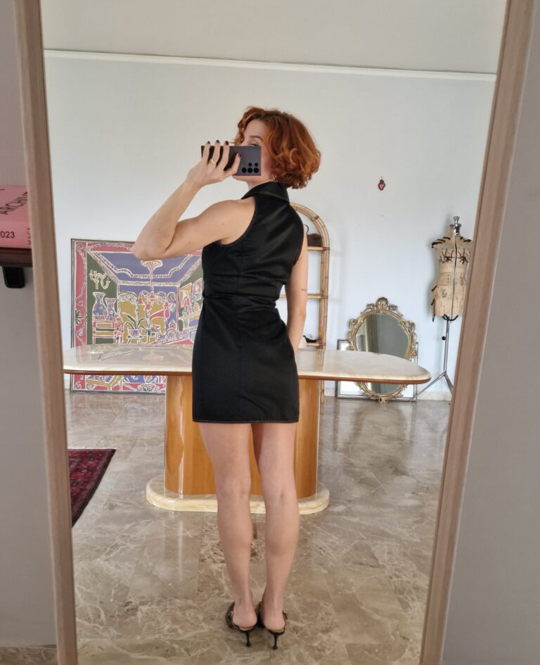 Versace jeans Couture black dress - immagine 4