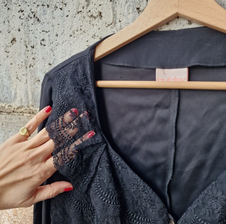 Camicia vintage pizzo e Seta by Byblos - immagine 8