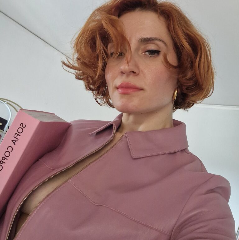 Giacca in vera pelle Rosa Malva - immagine 6