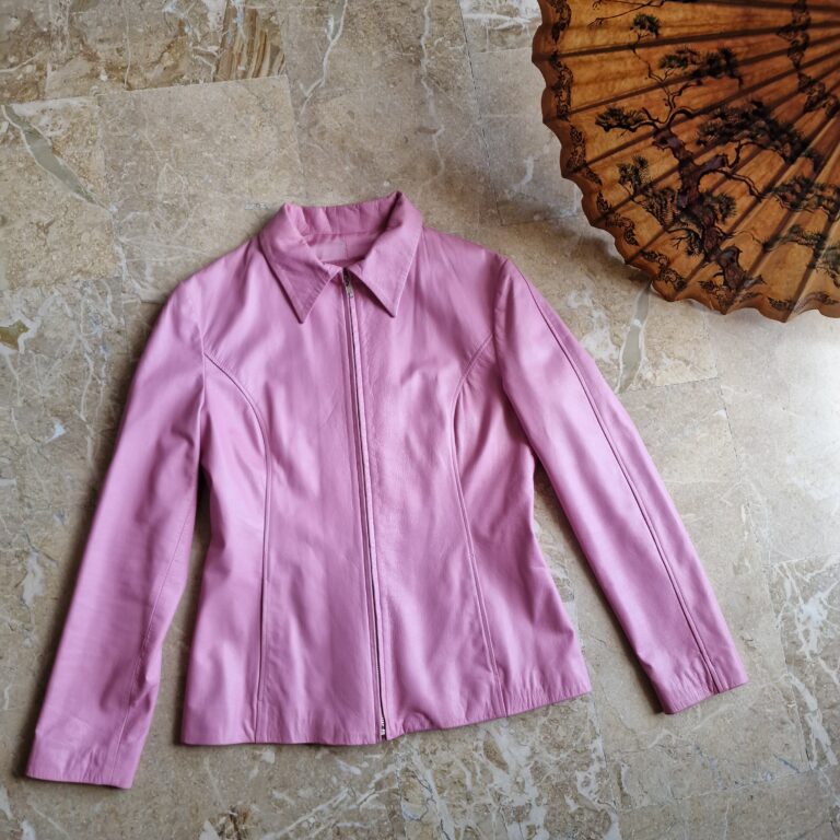 Giacca in vera pelle Rosa by Bruno Magli - immagine 5