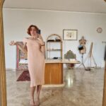 Abito in maglia rosa Light by FENDI