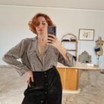 Camicia seta pattern animalier