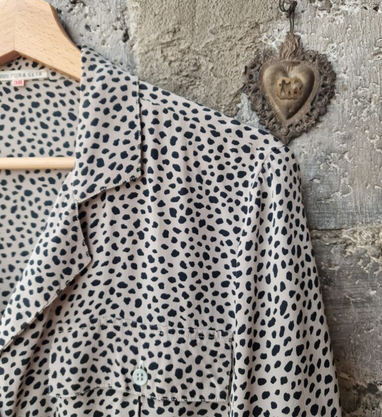 Camicia seta pattern animalier - immagine 5
