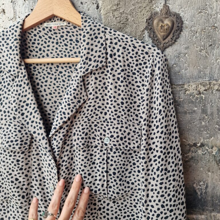 Camicia seta pattern animalier - immagine 4