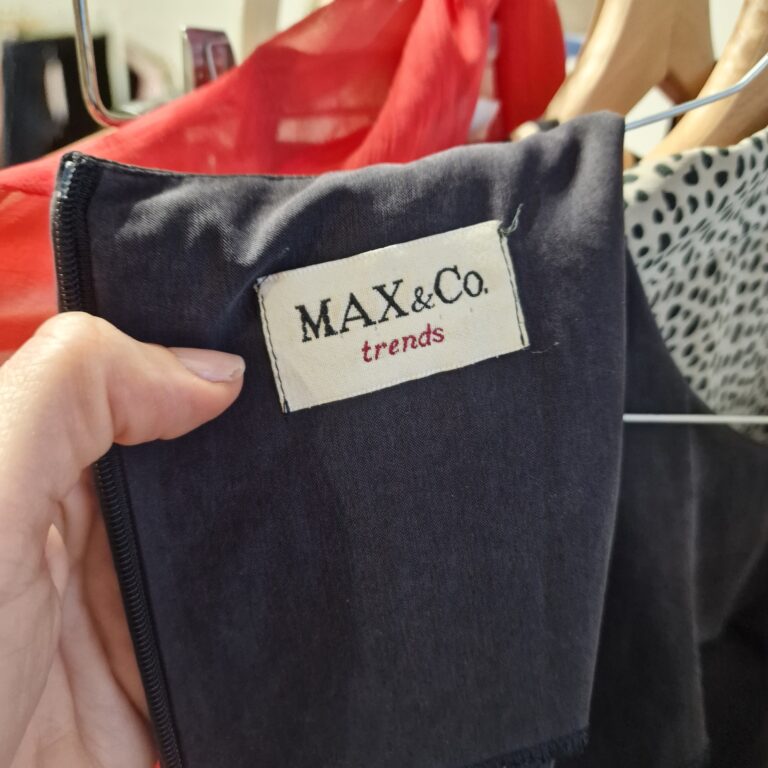 Tuta intera Max & Co in cupro grigio - immagine 4
