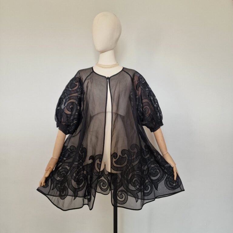 Fendi vintage Organza cape - immagine 18