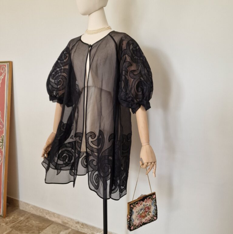 Fendi vintage Organza cape - immagine 15
