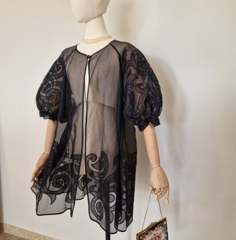 Fendi vintage Organza cape - immagine 14