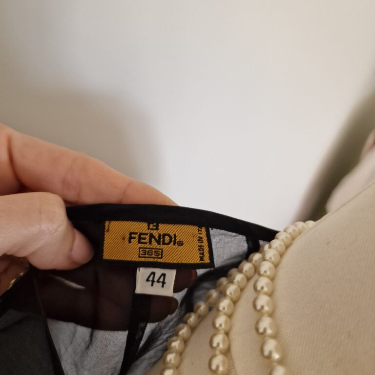Fendi vintage Organza cape - immagine 10