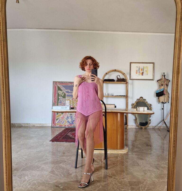 Top vintage con frange - immagine 2