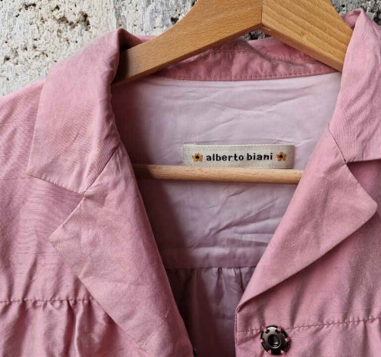 Alberto Biani capospalla shantug Seta rosa - immagine 21