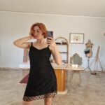 Abito vintage paillettes e perline