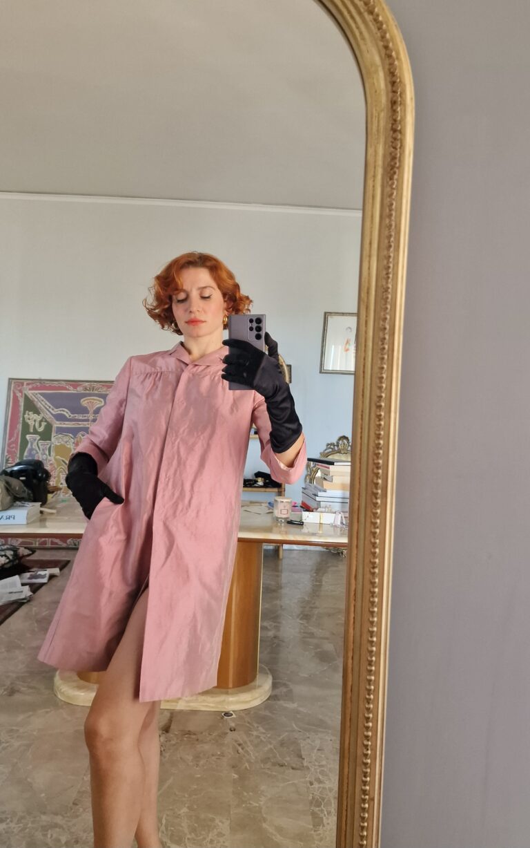 Alberto Biani capospalla shantug Seta rosa