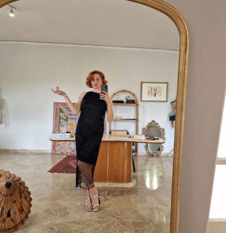 Abito vintage paillettes - immagine 6