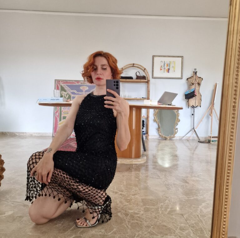 Abito vintage paillettes - immagine 5