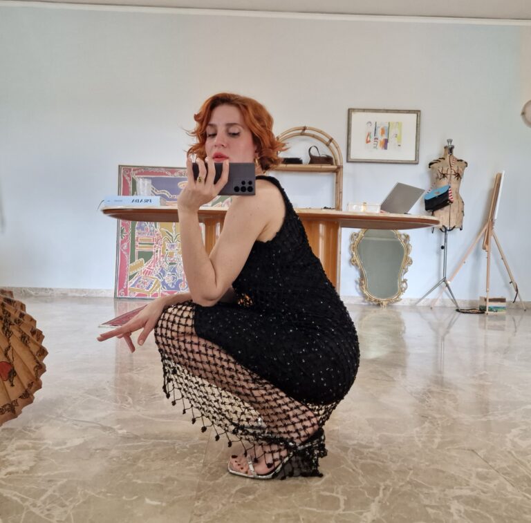 Abito vintage paillettes - immagine 3