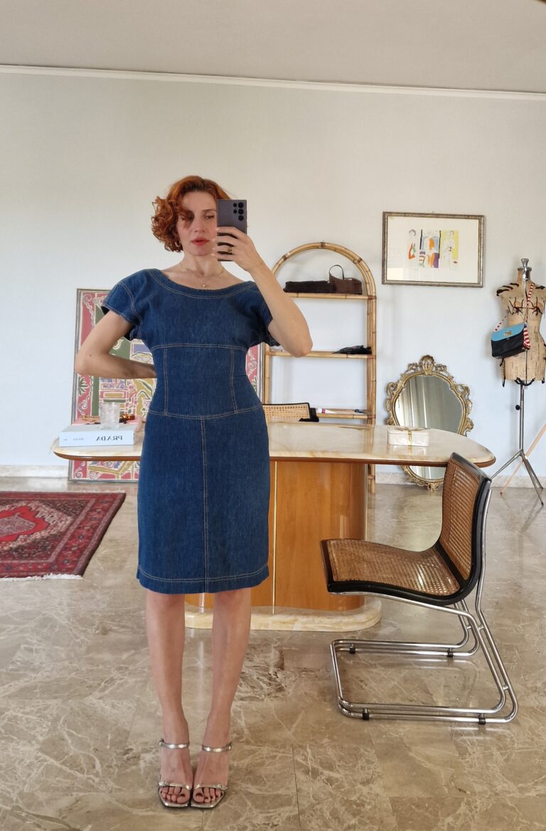 Abito Ferretti jeans vintage - immagine 4