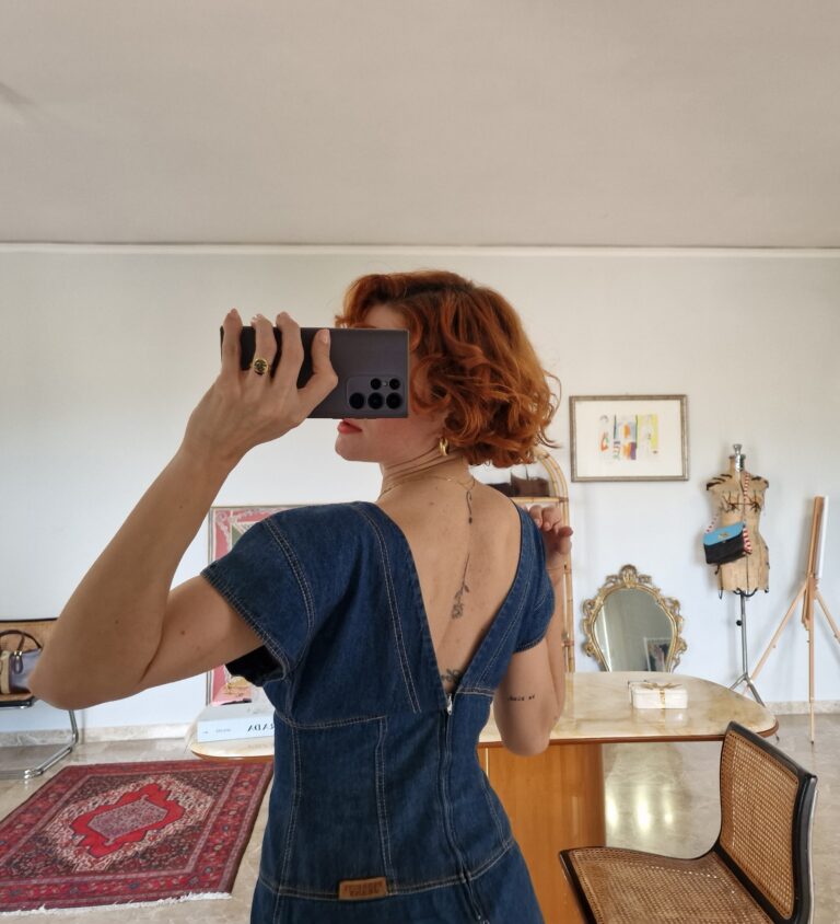 Abito Ferretti jeans vintage - immagine 6