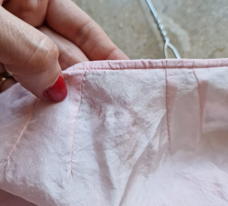 Abito in seta rosa sfumata - immagine 7