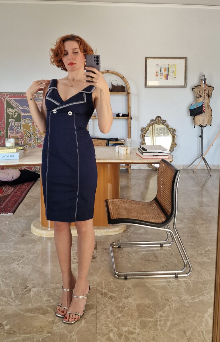 Abito vintage Navy Sailor by Roccobarocco - immagine 2