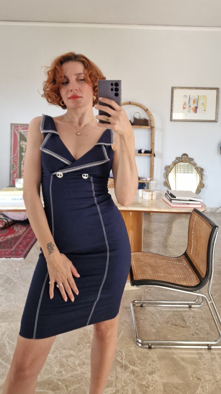 Abito vintage Navy Sailor by Roccobarocco - immagine 3