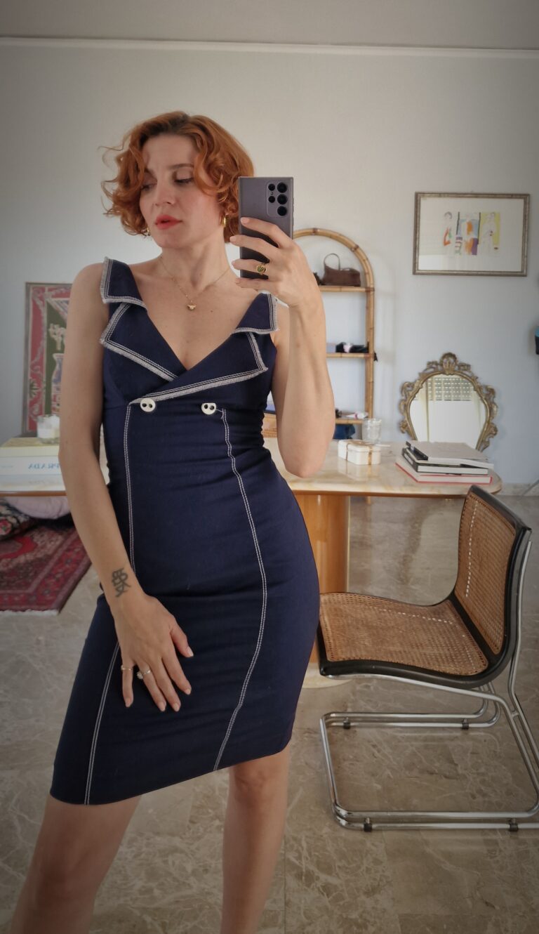 Abito vintage Navy Sailor by Roccobarocco - immagine 5