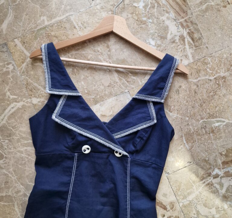 Abito vintage Navy Sailor by Roccobarocco - immagine 7