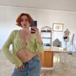 Cardigan pura Seta verde mela Malizia by La Perla