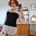 Yves Saint Laurent black corset