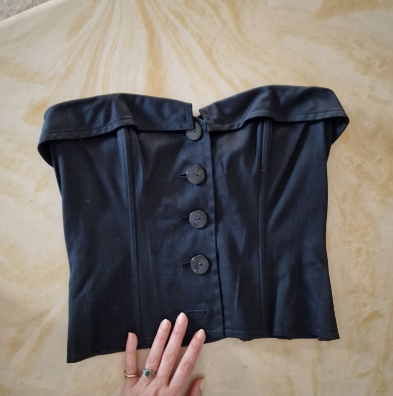 Yves Saint Laurent black corset - immagine 7