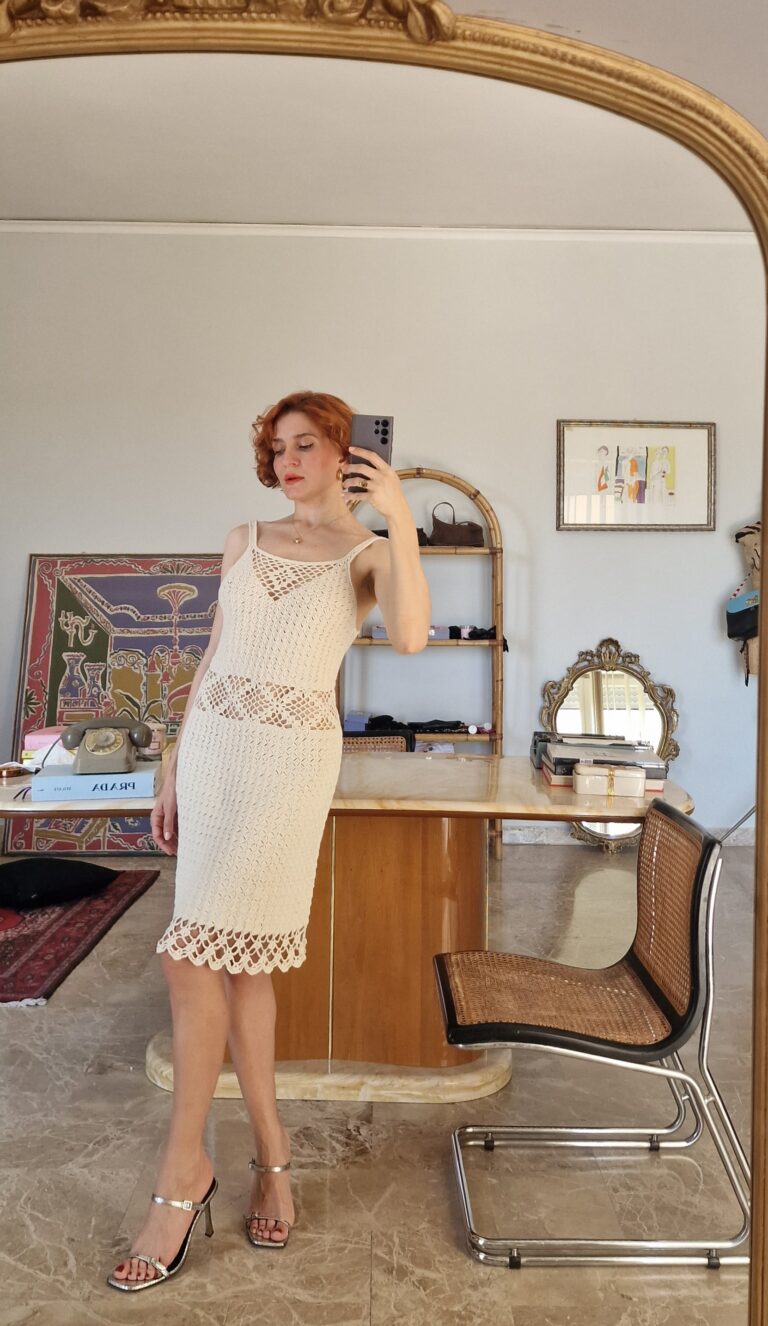 Abito crochet fatto a mano - immagine 9