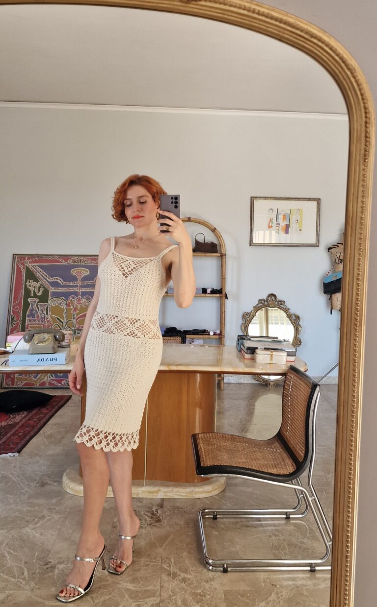 Abito crochet fatto a mano