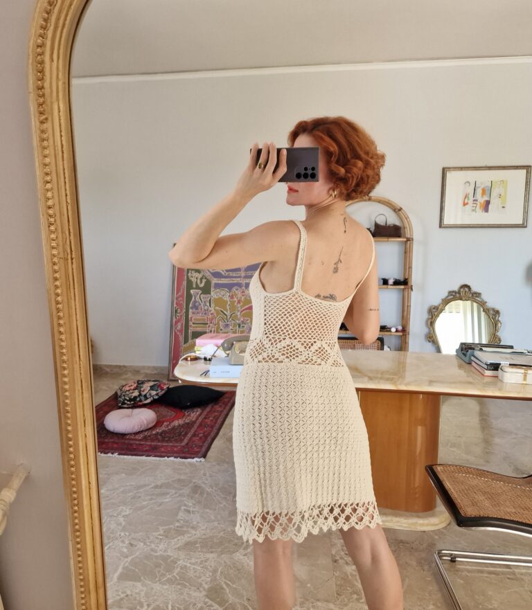 Abito crochet fatto a mano - immagine 6