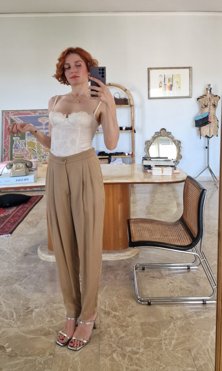 Pantaloni camel by Erika Cavallini - immagine 7