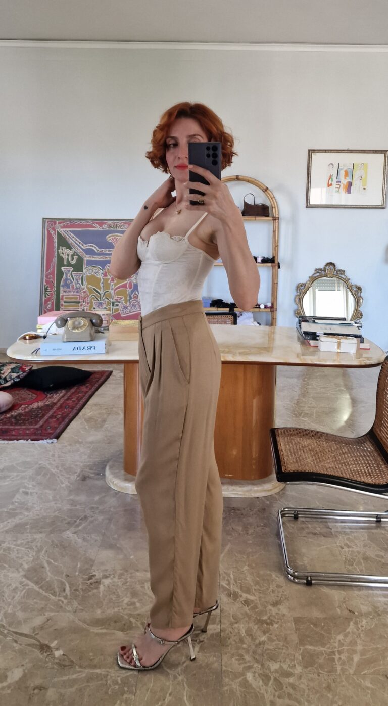 Pantaloni camel by Erika Cavallini - immagine 6