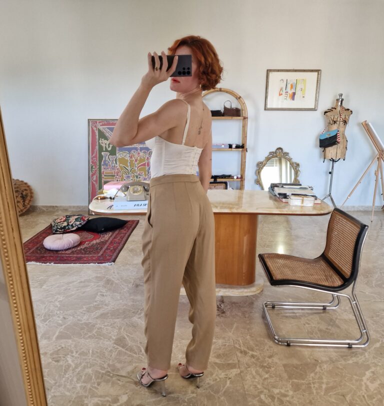 Pantaloni camel by Erika Cavallini - immagine 5