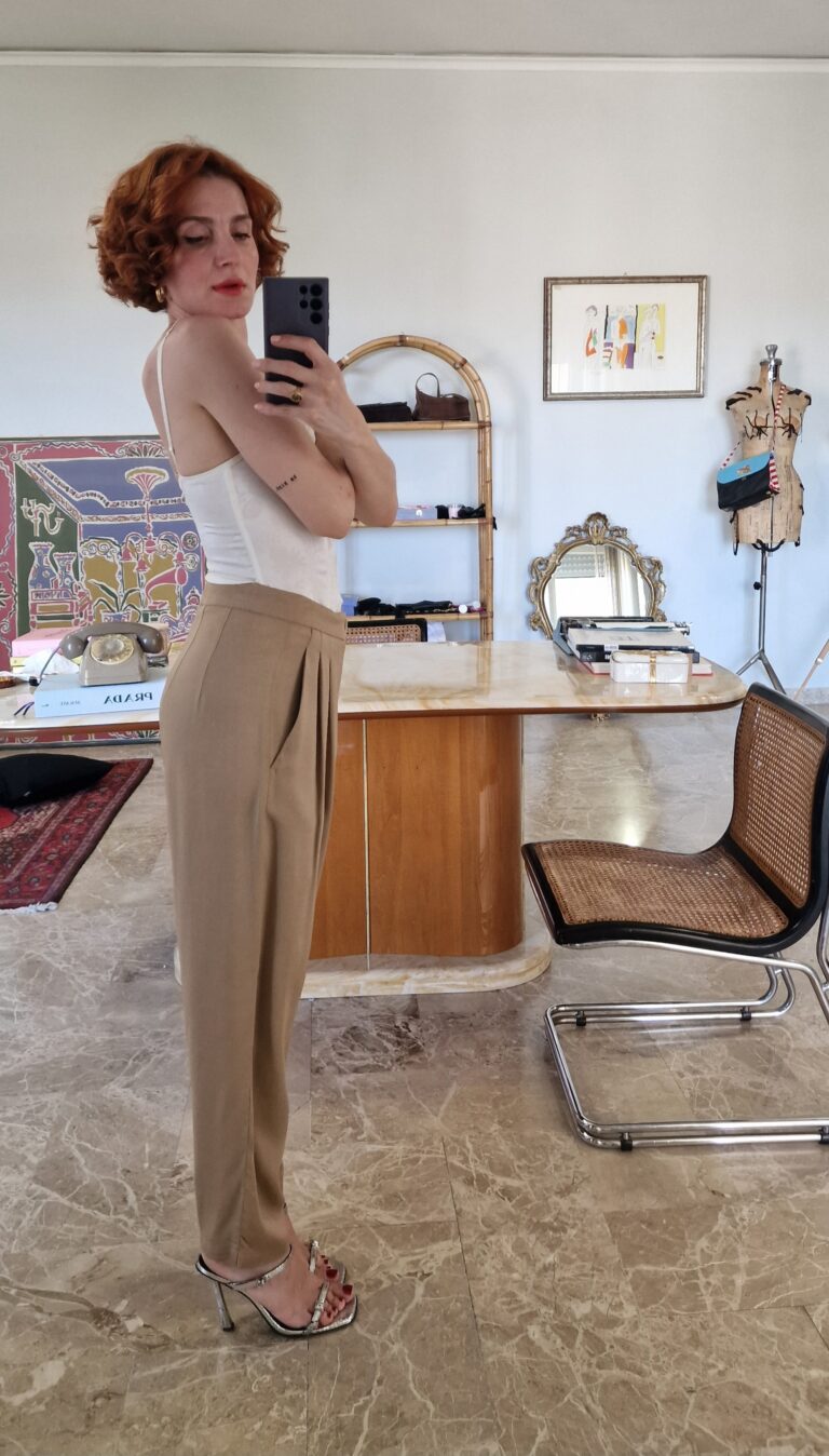 Pantaloni camel by Erika Cavallini - immagine 4
