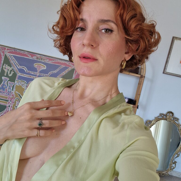Cardigan pura Seta verde mela Malizia by La Perla - immagine 4