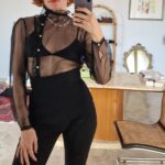 Camicia vintage organza by Cacharel