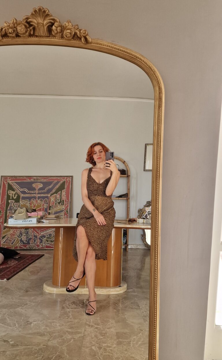 Abito vintage maculato in Pura Seta by blunauta - immagine 10