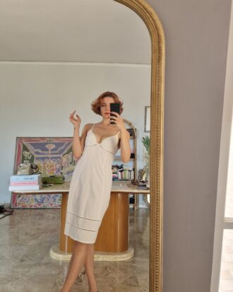 Versace jeans Couture white dress
